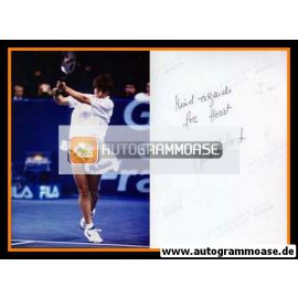 Autogramm Tennis | Julie HALARD | 1990er Foto (Spielszene)