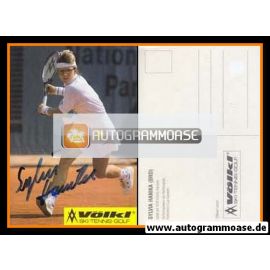 Autogramm Tennis | Sylvia HANIKA | 1990er (Spielszene Color) Völkl