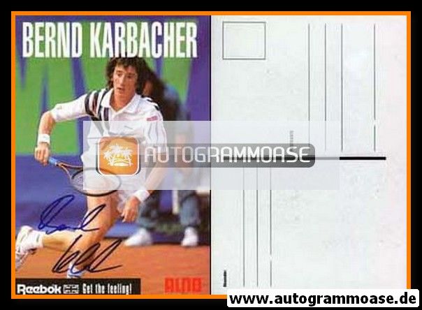 Autogramm Tennis | Bernd KARBACHER | 1990er (Reebok)