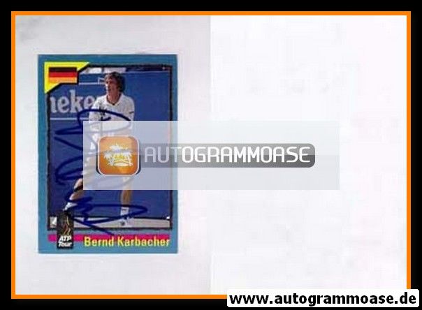 Autogramm Tennis | Bernd KARBACHER | 1990er (Sabi ATP)