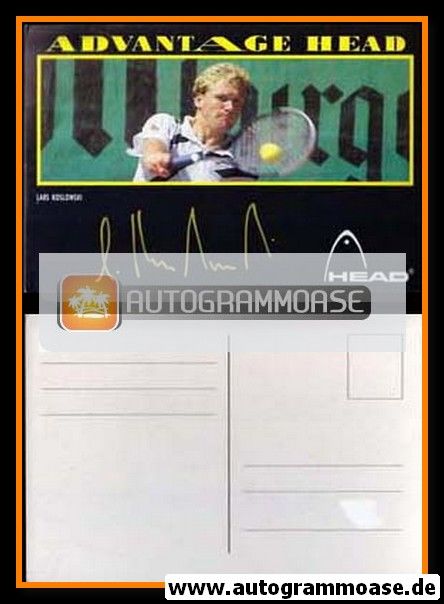 Autogramm Tennis | Lars KOSLOWSKI | 1990er (Head) Querformat