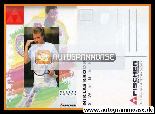 Autogramm Tennis | Nicklas KROON | 1990er (Fischer)