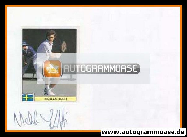 Autogramm Tennis | Nicklas KULTI | 1990er (Sabi)