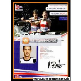 Autogramm Kanu | Hendrik BERTZ | 2011 Druck (DKV)
