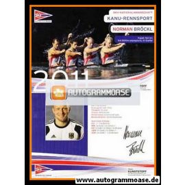 Autogramm Kanu | Norman BRÖCKL | 2011 Druck (DKV)
