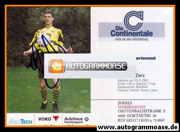Autogramm Fussball | Borussia Dortmund | 1991 Ball | Michael ZORC