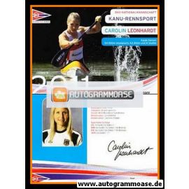 Autogramm Kanu | Carolin LEONHARDT | 2011 Druck (DKV)
