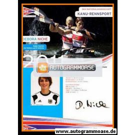 Autogramm Kanu | Debora NICHE | 2011 Druck (DKV)