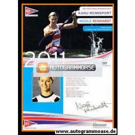 Autogramm Kanu | Nicole REINHARDT | 2011 Druck (DKV)