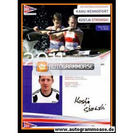 Autogramm Kanu | Kostja STROINSKI | 2011 Druck (DKV)