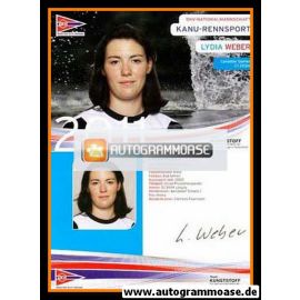Autogramm Kanu | Lydia WEBER | 2011 Druck (DKV)