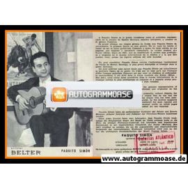 AK Flamenco | Paquito SIMON | 1970er (Artistas Belter)