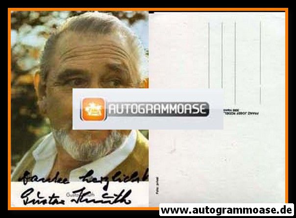 Autogramm Schauspieler | Gustav KNUTH | 1980er (Portrait Color Rüdel)