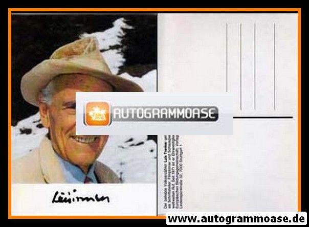 Autogramm Schauspieler | Luis TRENKER | 1980er (Portrait Color)