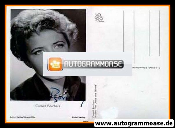 Autogramm Film | Cornell BORCHERS | 1952 "Haus Des Lebens" (Portrait SW Rüdel)