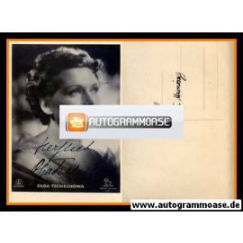 Autogramm Schauspieler | Olga TSCHECHOWA | 1930er (Portrait SW FBZ)
