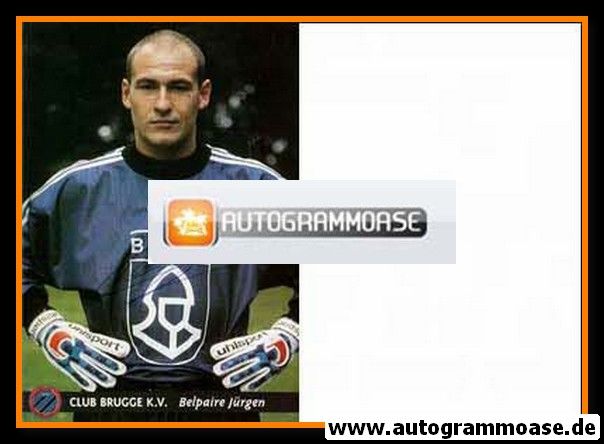 Autogramm Fussball | FC Brügge | 1990er Bank | Jürgen BELPAIRE