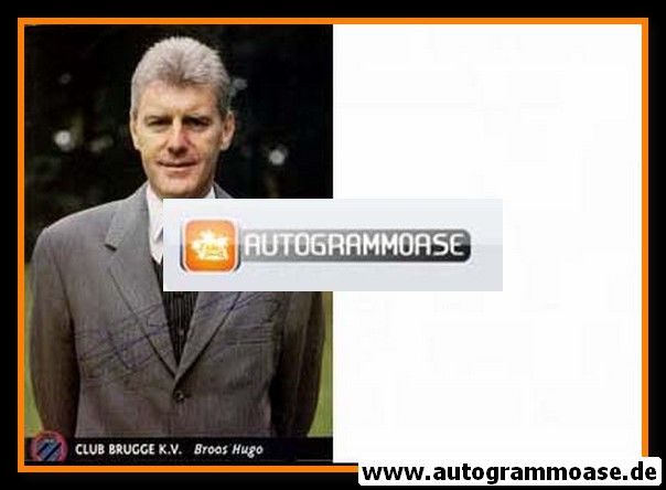 Autogramm Fussball | FC Brügge | 1990er Bank | Hugo BROOS