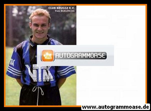 Autogramm Fussball | FC Brügge | 1990er VTM | Yves BUELINCKX