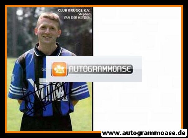 Autogramm Fussball | FC Brügge | 1990er VTM | Stephan VAN DER HEYDEN