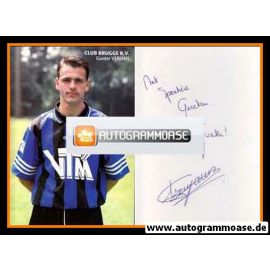 Autogramm Fussball | FC Brügge | 1990er VTM | Gunter VERJANS