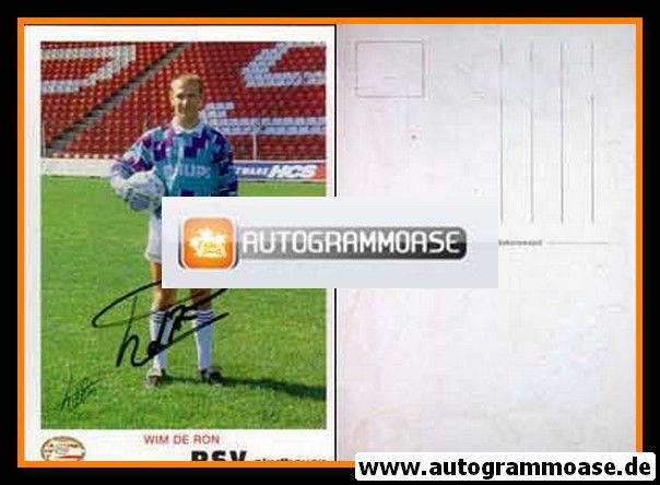 Autogramm Fussball | PSV Eindhoven | 1990er | Wim DE RON