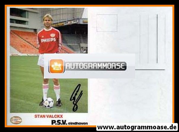 Autogramm Fussball | PSV Eindhoven | 1990er | Stan VALCKX (rotes Trikot)