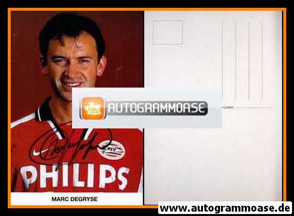 Autogramm Fussball | PSV Eindhoven | 1996 | Marc DEGRYSE