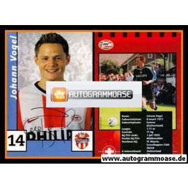 Autogramm Fussball | PSV Eindhoven | 1999 Druck | Johann VOGEL