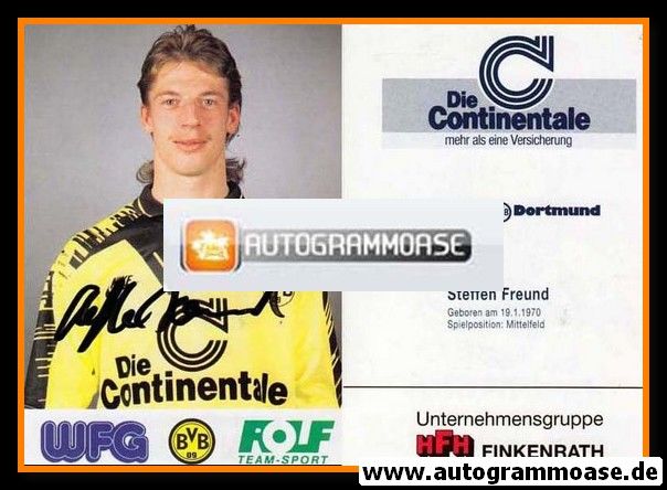 Autogramm Fussball | Borussia Dortmund | 1993 | Steffen FREUND 
