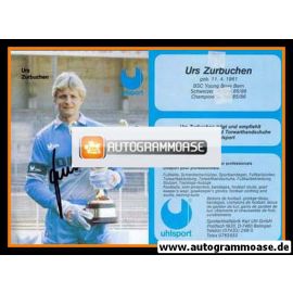 Autogramm Fussball | BSC Young Boys Basel | 1985 Uhlsport | Urs ZURBUCHEN