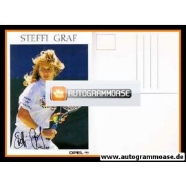 Autogramm Tennis | Steffi GRAF | 1990er Druck (Opel)