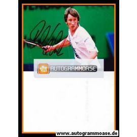 Autogramm Tennis | Bernd KARBACHER | 1990er Foto (Spielszene)