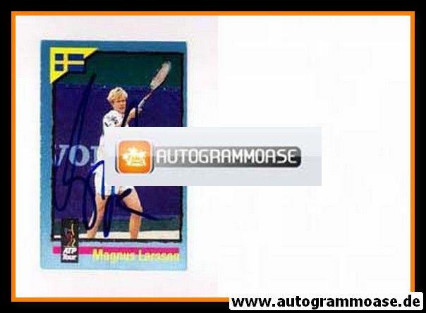 Autogramm Tennis | Magnus LARSSON | 1990er (Sabi ATP)