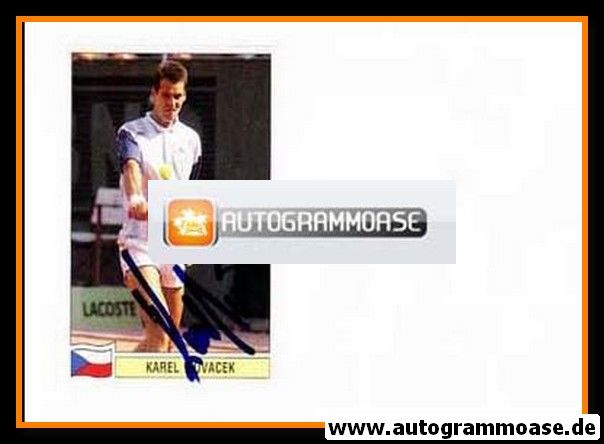 Autogramm Tennis | Karel NOVACEK | 1990er (Sabi)