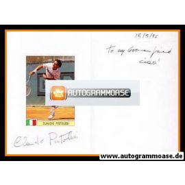 Autogramm Tennis | Claudio PISTOLESI | 1990er (Sabi)