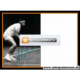 Autogramm Tennis | Wolfgang POPP | 1990er Foto (Spielszene SW)