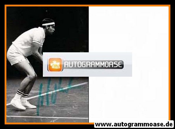 Autogramm Tennis | Wolfgang POPP | 1990er Foto (Spielszene SW)