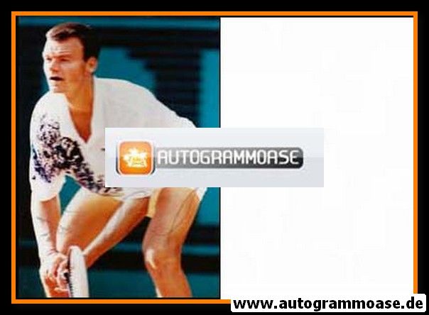 Autogramm Tennis | Jörn RENZENBRINK | 1990er Foto (Spielszene)