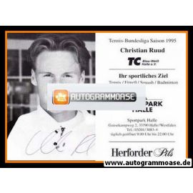 Autogramm Tennis | Christian RUUD | 1995 (Bundesliga)