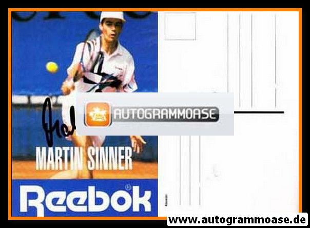 Autogramm Tennis | Martin SINNER | 1990er (Reebok)