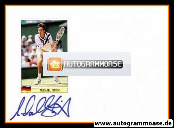 Autogramm Tennis | Michael STICH | 1990er (Sabi Spielszene)