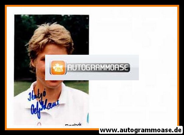 Autogramm Tennis | Katja VELJESKLAUS | 1990er Foto (Portrait Color)