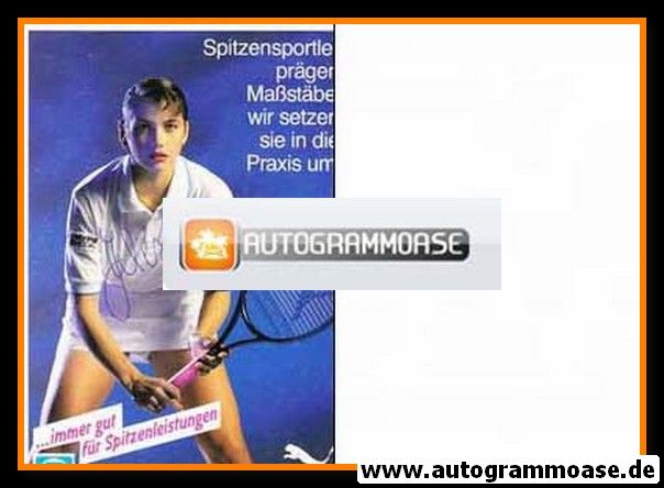 Autogramm Tennis | UNBEKANNT Frau | 1990er (Puma)