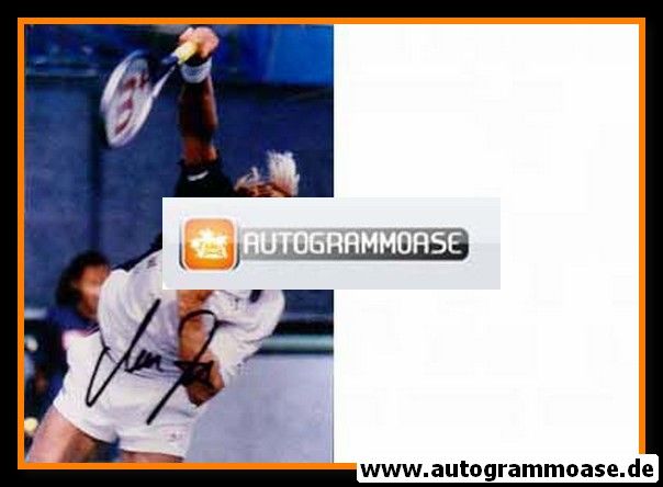 Autogramm Tennis | Markus ZOECKE | 1990er Foto (Spielszene)