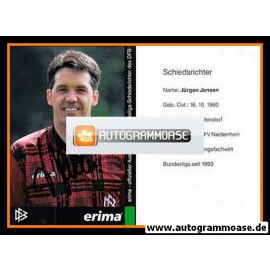 Autogramm Fussball | Schiedsrichter | 2000er Erima | Jürgen JANSEN