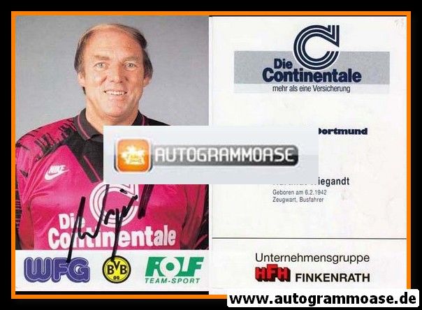 Autogramm Fussball | Borussia Dortmund | 1993 | Hartmut WIEGANDT