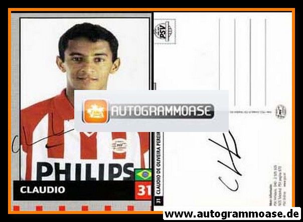 Autogramm Fussball | PSV Eindhoven | 2000 | CLAUDIO