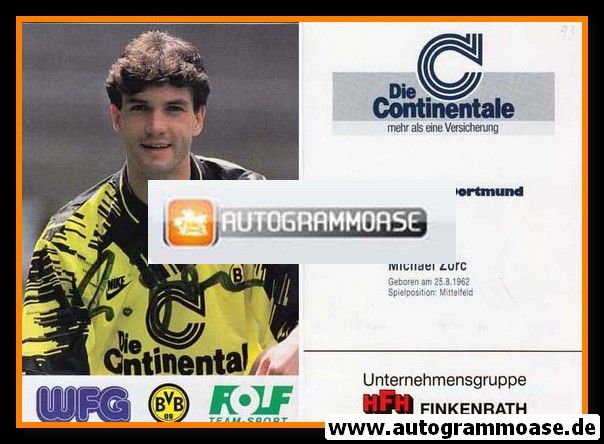 Autogramm Fussball | Borussia Dortmund | 1993 | Michael ZORC