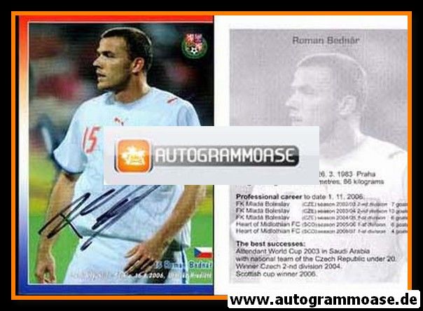 Autogramm Fussball | Tschechien | 2006 | Roman BEDNAR